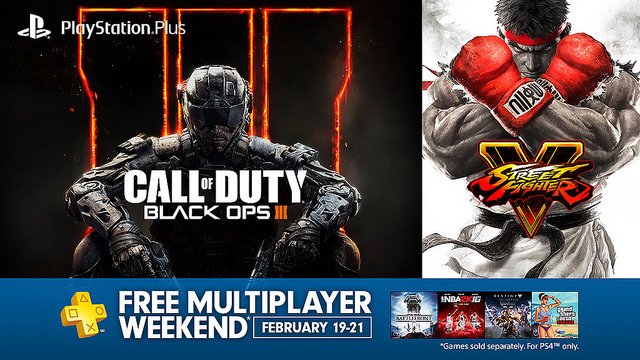 PlayStation's tweet photo. Free multiplayer weekend begins this Friday on PS4. Full details: https://t.co/kTiolsw9VH https://t.co/FWOnYkIzLy