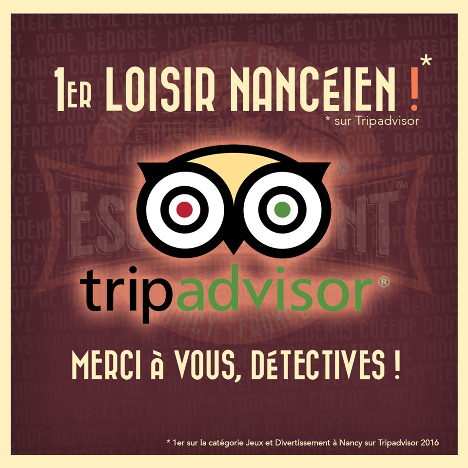 EscapeHuntNCY's tweet photo. #EscapeGame #Nancy #Loisir https://t.co/9VAJjK7U6p