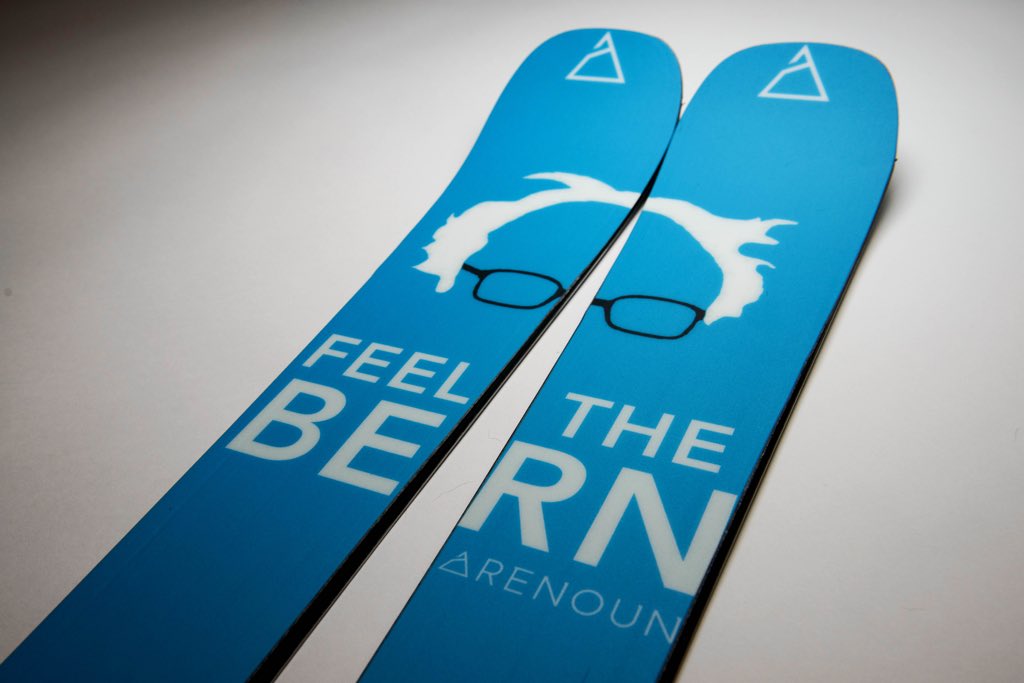 renounskis's tweet photo. What if we built the World’s only Bernie ski? And gave it away? ⛷Sign up: https://t.co/PoZP9NUHSD #BernSki #Vermont https://t.co/0eX36UR76y
