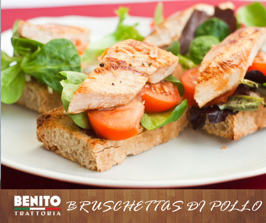 BENITOTRATTORIA's tweet photo. #BenitoMenuVerano BRUSCHETTAS  POLLO, MAYONESAS CON ESPECIAS
mas Platos Entra en Nuestra Web www.b https://t.co/tef8TUX4kS