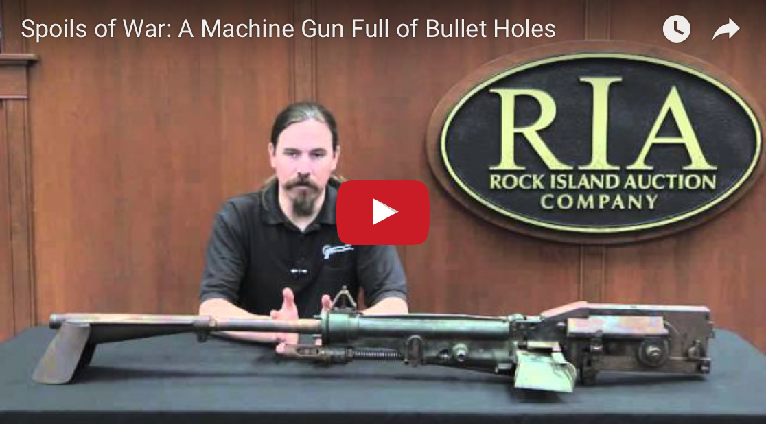 BearingArmsCom's tweet photo. Spoils of War: A Machine Gun Full of Bullet Holes https://t.co/B7cBVCOyaM #2A #MachineOfWar https://t.co/O2LuigXHi8