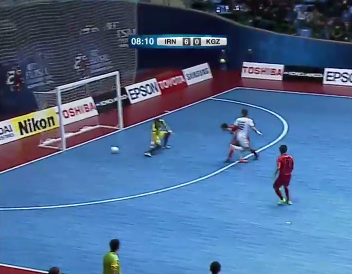 32' GOAL | Tayebi completes his hat-trick with a wonderful back-heel flick! Iran now lead 7-0! #IRNvKGZ #AFCFC2016