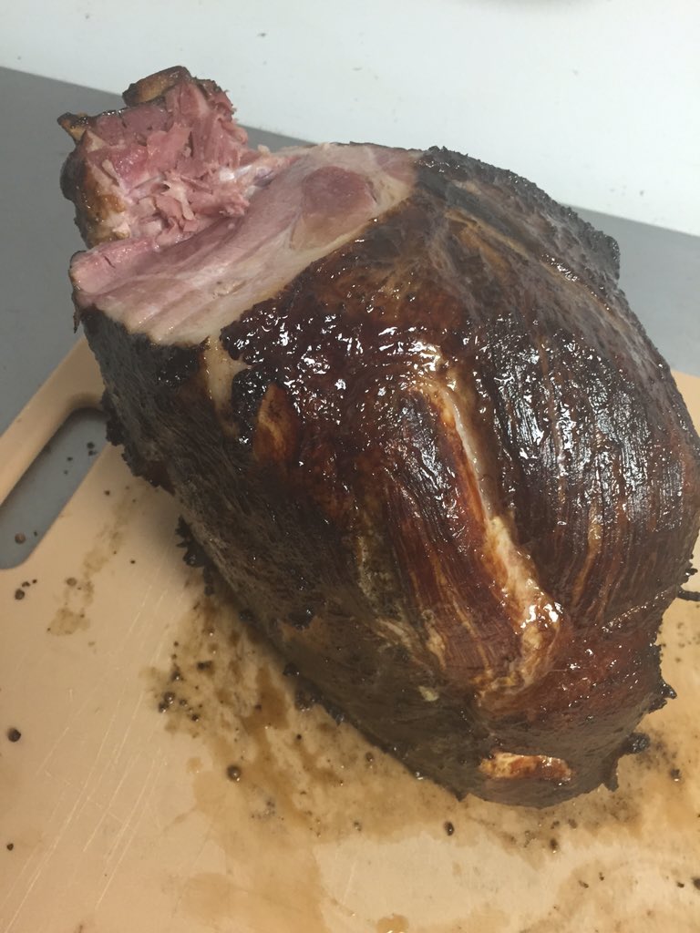 ThePitRoomBBQ's tweet photo. In the #YearOfPastrami we shouldn't forget about house cured ham. https://t.co/CHvR55HGgS