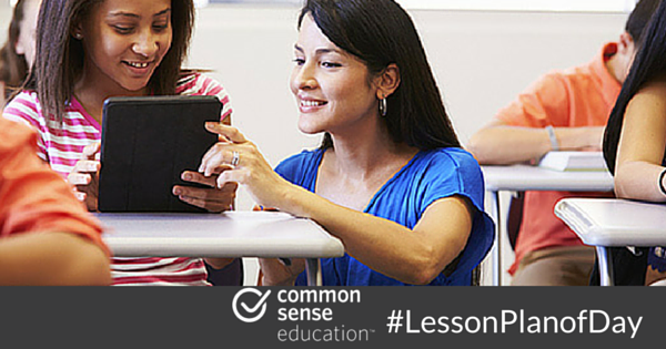 CommonSenseEdu's tweet photo. Teach your #students (gr 6-8) where digital media should be in their life #LessonPlanOfDay https://t.co/eeqdvHIcn2 https://t.co/FbMxFadorC