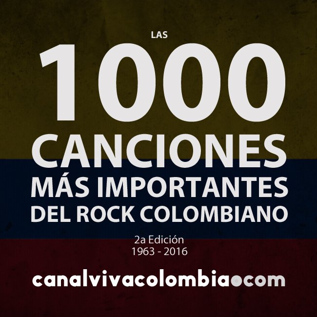 vivamusicco's tweet image. Presentamos la segunda edición del recopilatorio con #LasMilDelRockColombiano en canalvivacolombia.com/mil.html