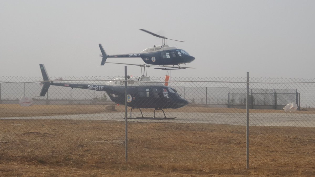kaffyabdul's tweet photo. Helicopters to be flag off at IAC Ilorin. #Saymaigida #IACHelicopterFlagOff. @Ayourb @KwaraAPC @VOFNKwara @Kwara247 https://t.co/sP8kRMkEQt