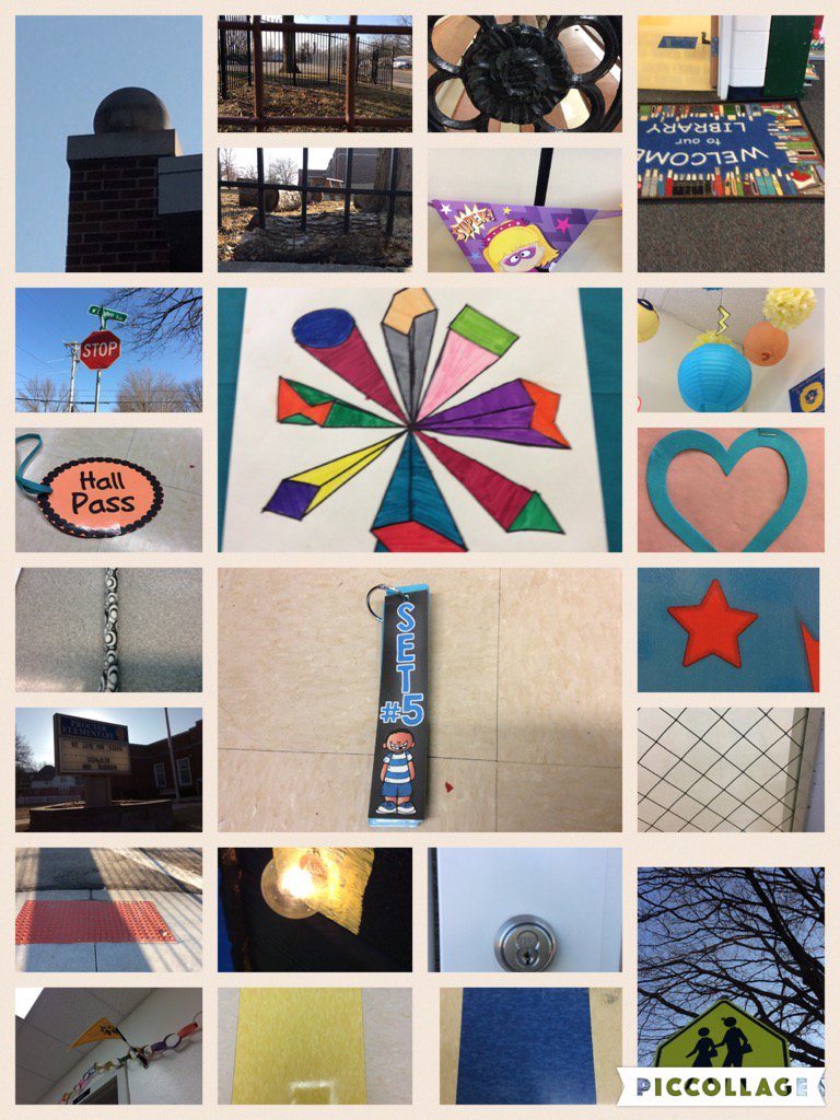 Shapes all around school. #mtgr1 #isdstrong #isd1stgrade