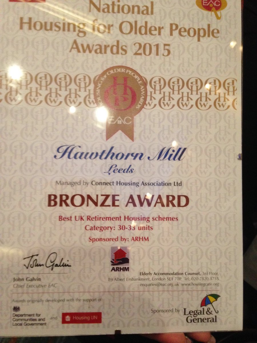 HendrySue's tweet photo. @ConnectHousing     Bronze award winners 2016 https://t.co/2rAk0EdgJJ