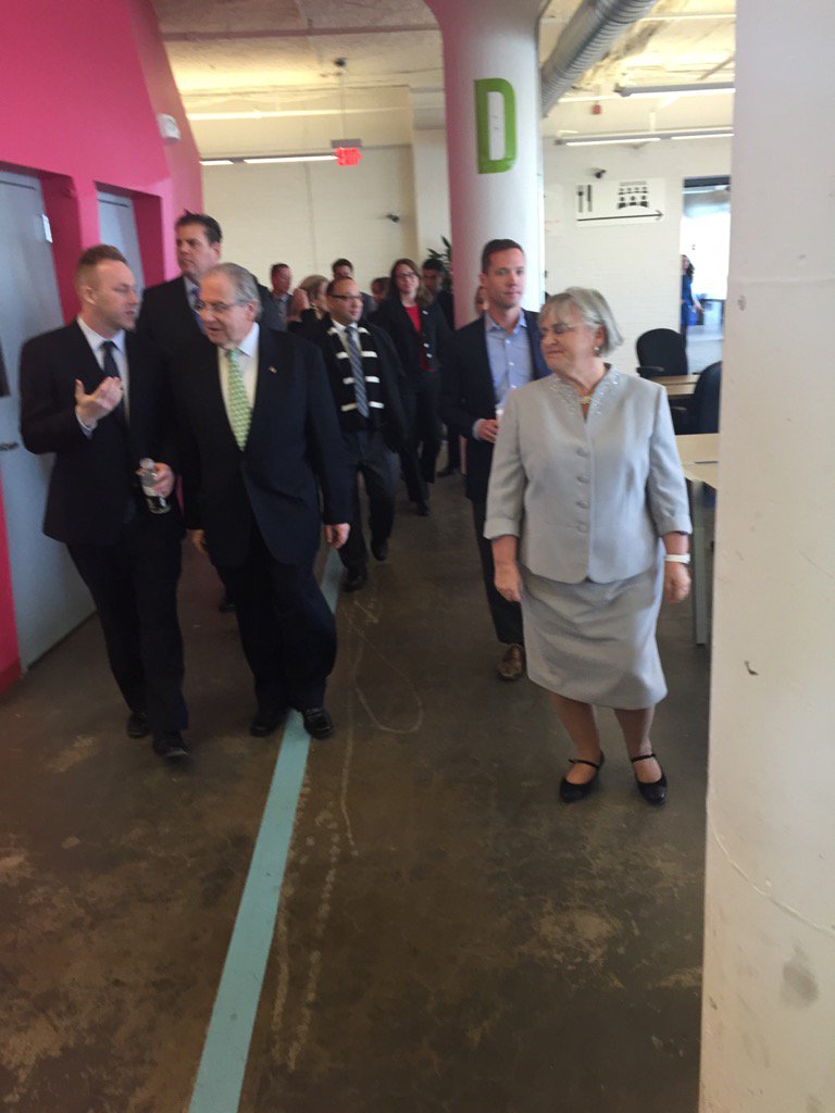 SpeakerDeLeo's tweet photo. "Everyone wants to be around ideas, hope to better the MA economy. That's what @MassChallenge is about." #MaInno https://t.co/bR7LJVEXYy