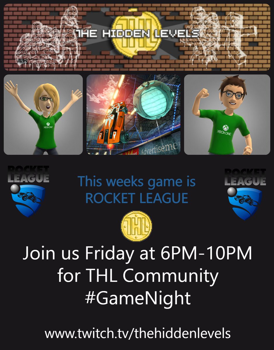 Xenmic's tweet photo. Come take on #TEAMTHL playing @PsyonixStudios @RocketLeague on #XboxOne info below. #gamenight All followers welcome https://t.co/TUvmuySlIW