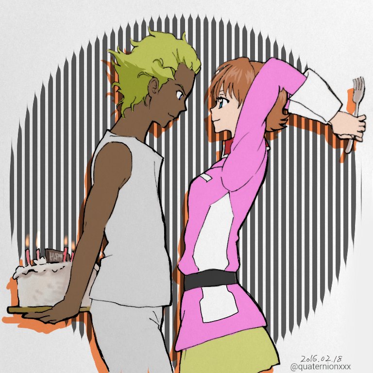 イチカ ガンダムseedより ディアッカとミリアリア お誕生日 2 17 おめでとう お題 ミリアリア ハウ 幸福 ガンダム版深夜のお絵かき60分一本勝負 For Rosewood 14 T Co T18i3kx9g4