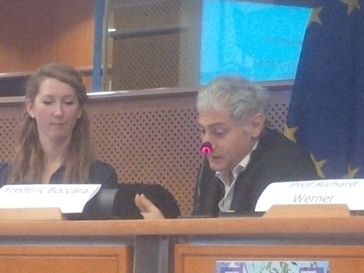BasicIncomeBelg's tweet photo. @fredbocc "we need money to finance public investment" via a New sort of QE #qe4people @PositiveMoneyUK @EP_Belgium https://t.co/xFPU04STvS