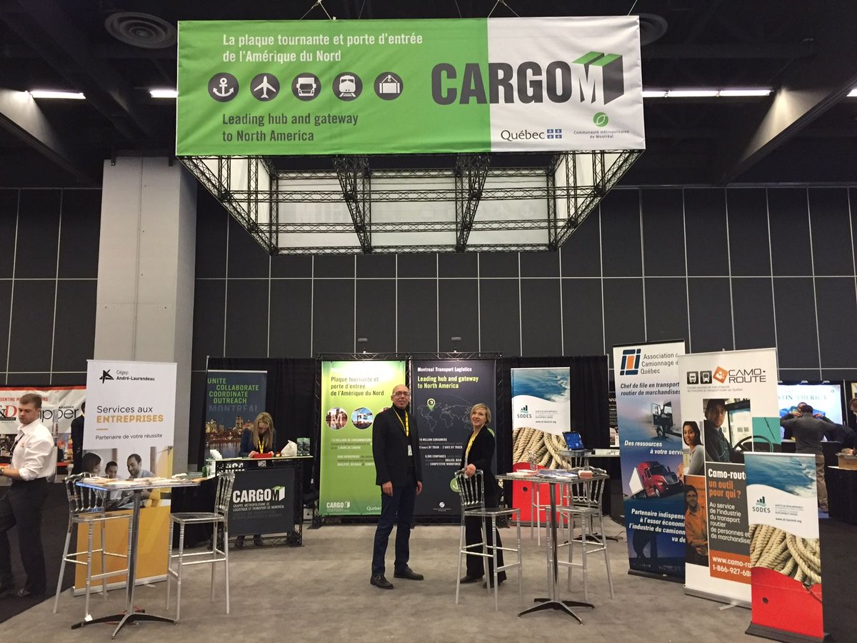 Sodesqc's tweet photo. La #Sodes sera au kiosque 621 dans l'espace des membres de #CargoM toute la journée @CargoLogistics #cargo2016 https://t.co/cFxEjD8cJT