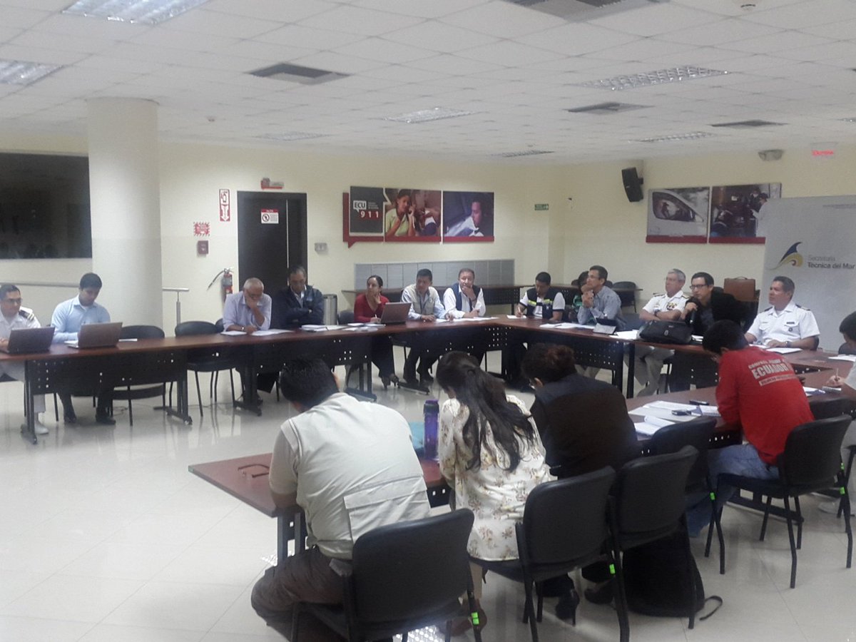 Inicia sesión #Conage (Consejo Nacional de Geoinformática) con miembros de varias instituciones en Guayaquil