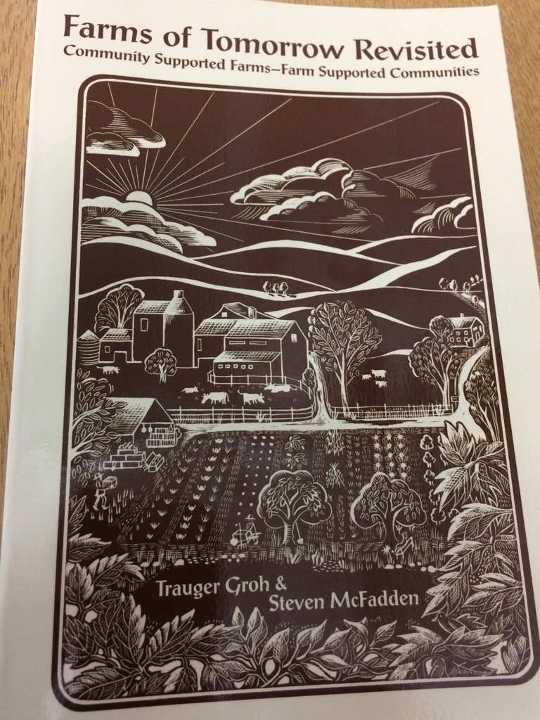 SustainableRich's tweet photo. Found my copy of Farms of Tomorrow Revisited - one of the original books on #CommunitySupportedAgriculture https://t.co/G1ZVZTLNxv