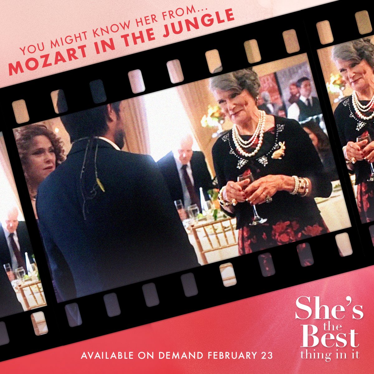 BestThingFilm's tweet photo. Bunny in #MozartInTheJungle? Yup, thats Mary Louse Wilson. Catch her in @BestThingFilm: https://t.co/zsE5CWT8Zc https://t.co/gUMMZ923G8