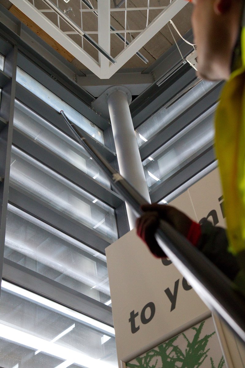 HacknessClean's tweet image. Internal high level cleaning. All the dust is hovered from ground level reducing the H&amp;amp;S risk. #hghlevelhoovering