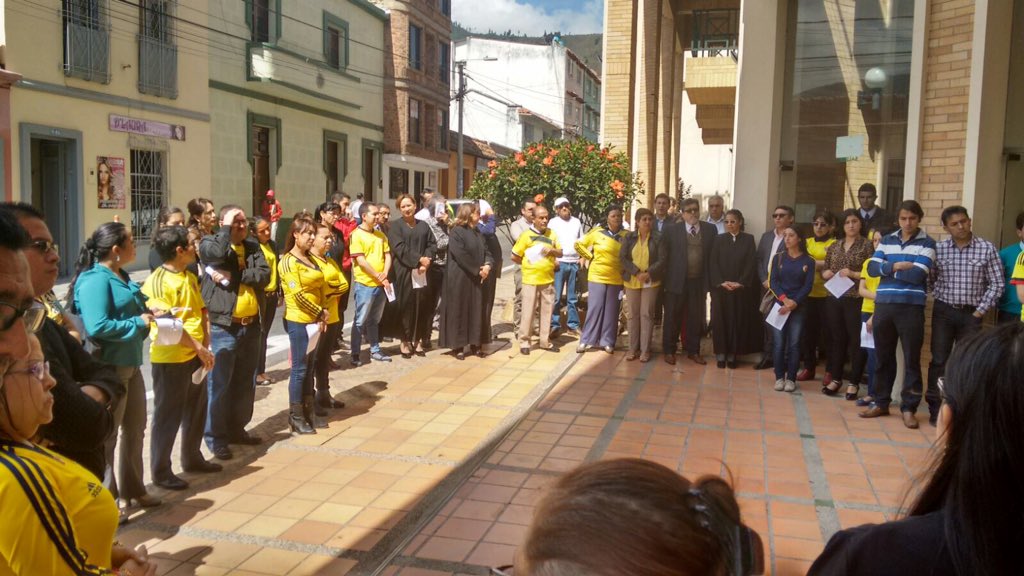 Pamplona dice NO a las exigencias del BancoMundial en RamaJudicial, No a la implementación de centros de servicios.