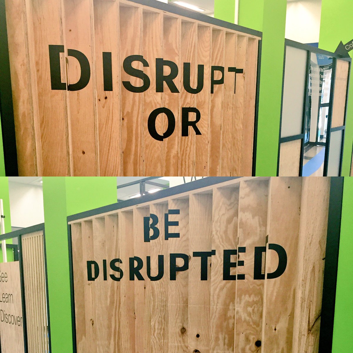 ToniGriggs's tweet photo. I was always told I'm disrupted! #gpjlife #livevents #experience https://t.co/dgOcjrt9ny