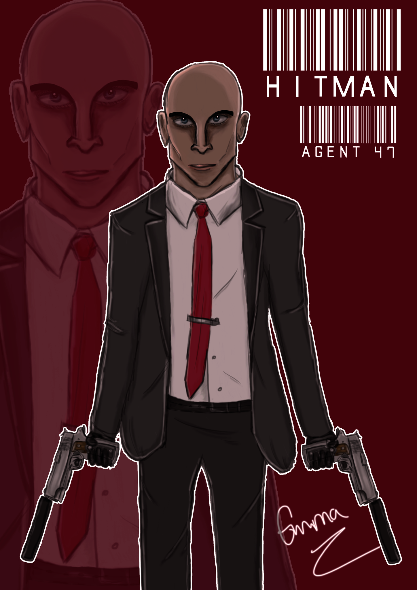 Emma Pvris Hitman Agent 47 Fanart D Hyped For Hitman 16 Hitman Agent 47 S Silverballers Are Ready For 11 03 16 So Am I T Co Nmu4skeem7