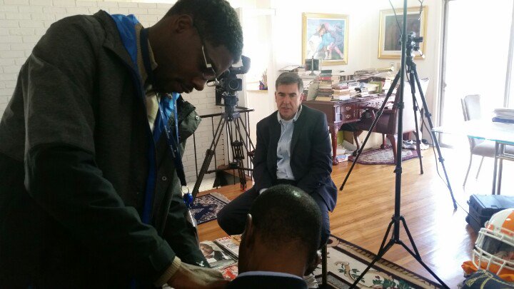 rdabernathy3's tweet photo. Sitting down for an exclusive interview about my #cancer ordeal with Mark Winnie of @wsbtv Tune in today. #Atlanta https://t.co/fD1GOxKSgw