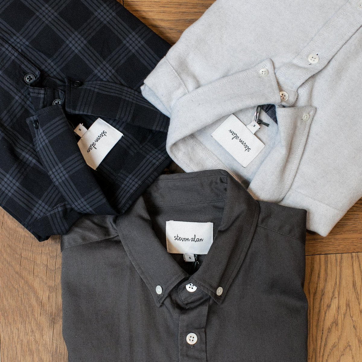 askovfinlayson's tweet photo. We've been fans of @Steven_Alan for a long time and are excited to finally have them in our shop! #FlagshipOnly https://t.co/RUjYp9d7uR