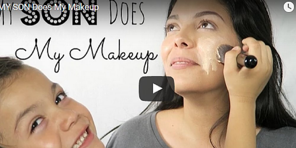 Do_it_Like_'s tweet photo. https://t.co/dJ68CbLMOw - Watch What Happened When One Brave Woman Let Her Son Do Her Makeup https://t.co/aCDx1j1wxI