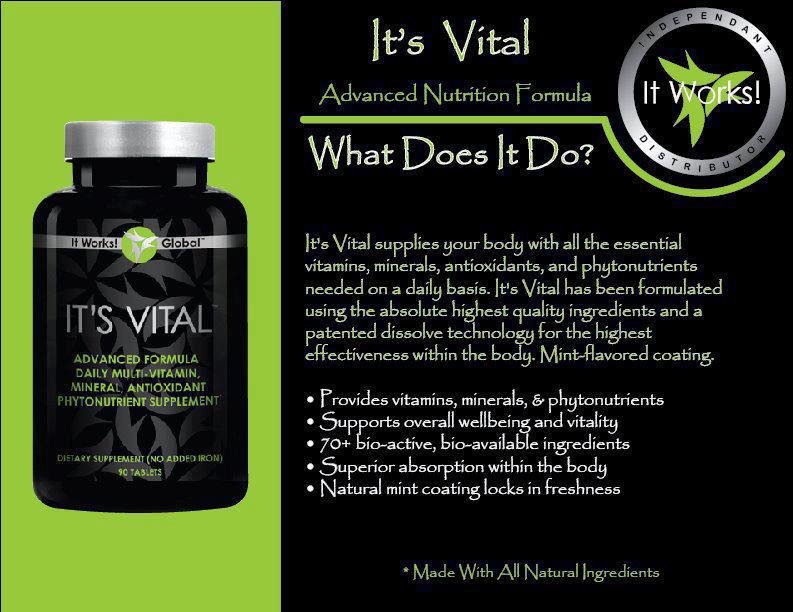 wootenmun's tweet photo. Who's not taking multi vitamins? Get at me today lets get you started. #itworks #healthy #vitamins https://t.co/1Aajf4CBVQ
