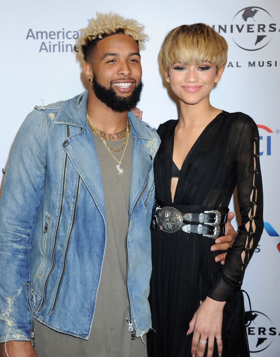 IIZendaya's tweet photo. Universal Music Group red carpet with @OBJ_3 💪 💪💳 💎 https://t.co/HveLDOA0OD