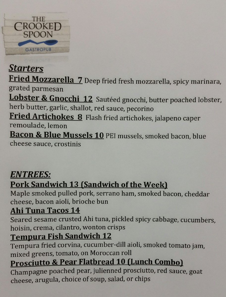 Wednesday Lunch Specials