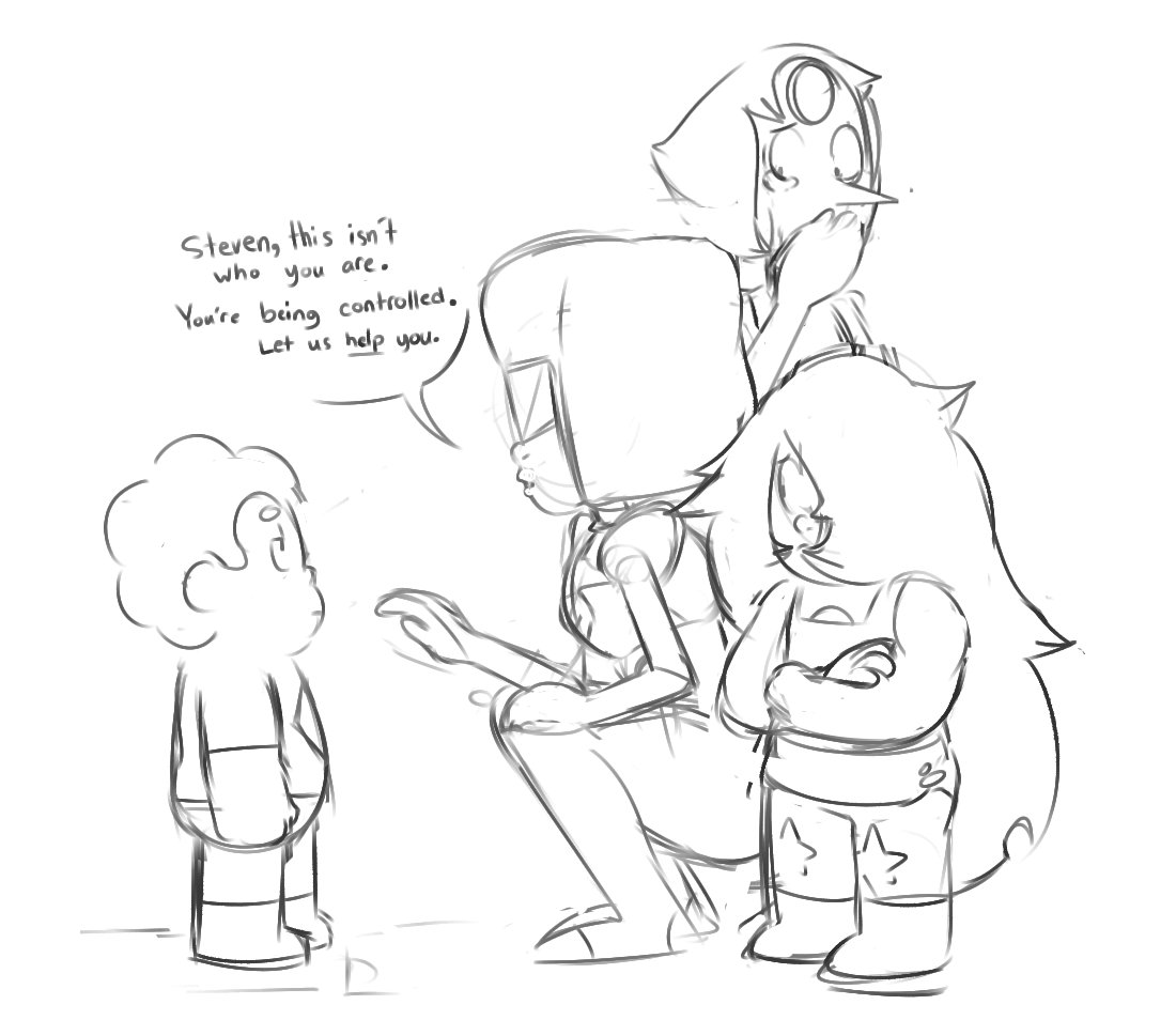 Sexy_Triangle's tweet image. // steven is possessed???