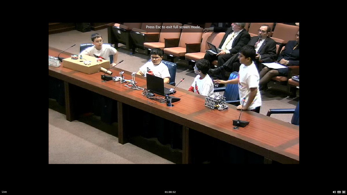 WSSCWaterNews's tweet photo. #WSSC Commissioners asked 4 @TurboTech15500 resumes following award winning project pres @ Commission Mtg #STEM https://t.co/ndQ7eQCDlY