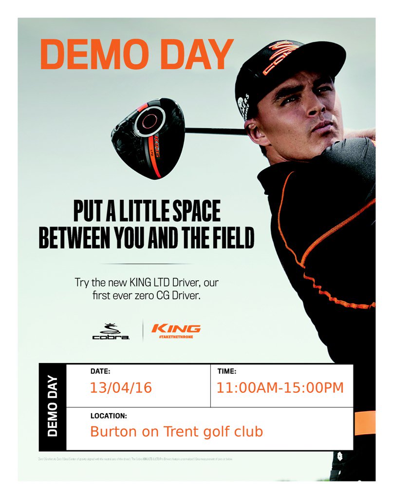 Garystaffordpga's tweet photo. #KingCobra #kingF6+ See details for @cobragolf fitting event @BurtonGolfClub tweet me to book an appointment https://t.co/cBye3SEIjD