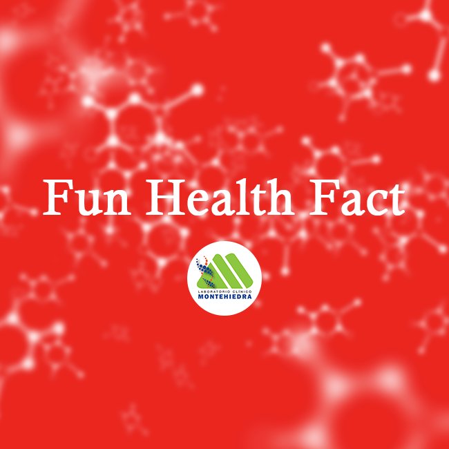 LabMontehiedra's tweet image. #FunHealthFact
Cuando te cortas, la sangre parece roja gracias al hierro atado a los átomos de la hemoglobina.