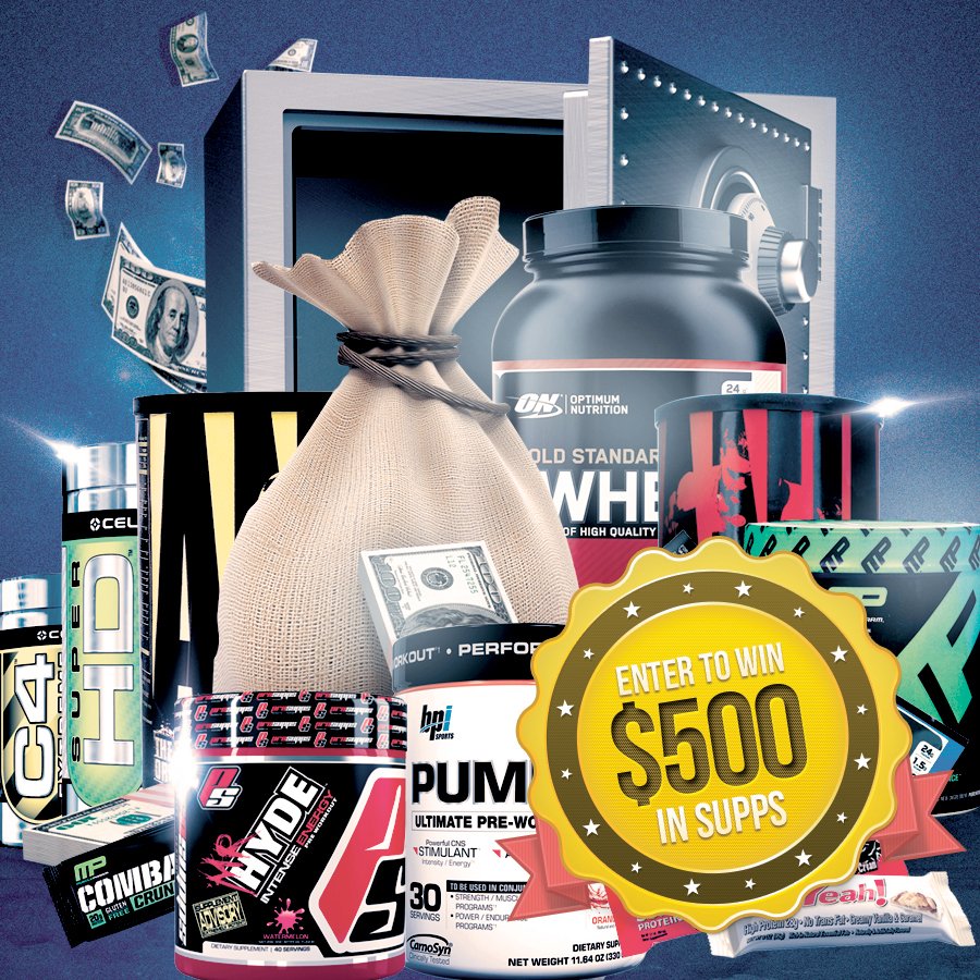 NutraPlanet's tweet photo. GET $500 WORTH OF SUPPS FOR FREE?

Yep, we're for real. 

Enter our #sweepstakes at https://t.co/ijAQYCdlJ5 &amp; win. https://t.co/tutm38hyGh