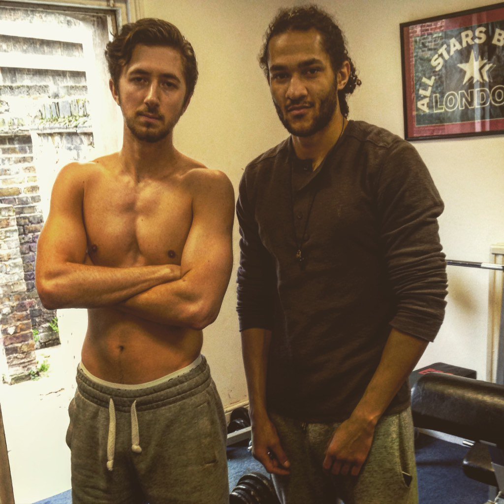 Ollbol's tweet photo. fighting fit - working with my bro https://t.co/x2xBXmWYjP