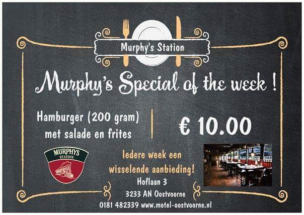 murphysstation's tweet image. Iedere week een andere aanbieding!