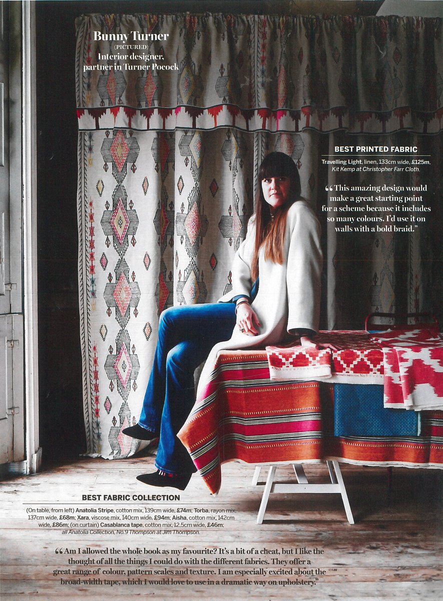 from this month <a href="/homesandgardens/">Homes & Gardens</a> Fabrics Awards, Bunny on best printed and best fabric collection