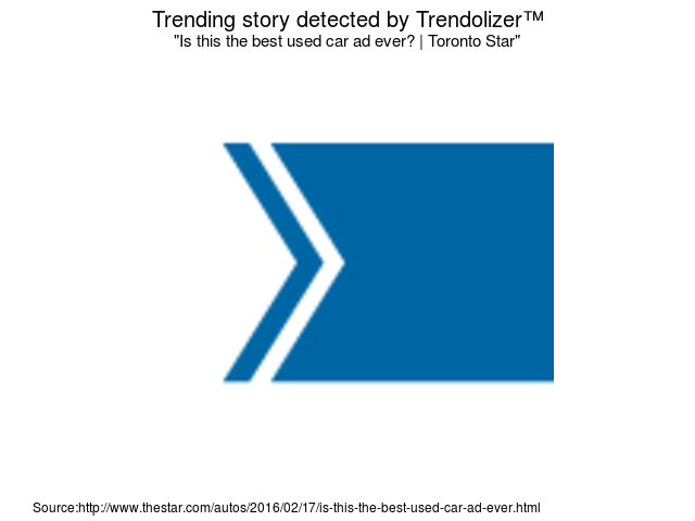Carbuyizer's tweet photo. Is this the best used #carad ever? | #TorontoStar #RobComeau #carcommercialvideo #ChrisHau https://t.co/y0R93TCzq6 https://t.co/z32m6H4xyr