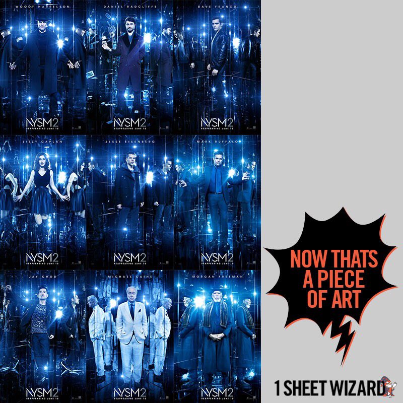 1SheetWizard's tweet photo. Now thats a piece of art! Fantastic Key Art Design for Now You See Me 2.#1sw #1sheetwizard #nowyouseeme2 https://t.co/74n1EzferM