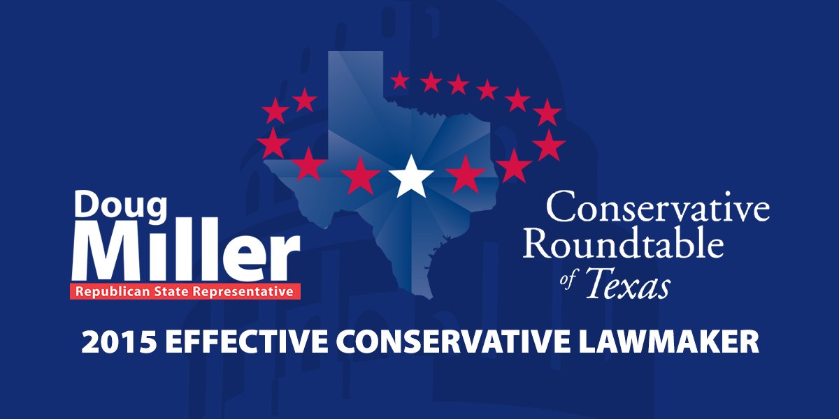 DougForTexas's tweet image. Thank you Conservative Roundtable of Texas for naming me an Effective Conservative Lawmaker! @TXCR #TXHD73 #txlege