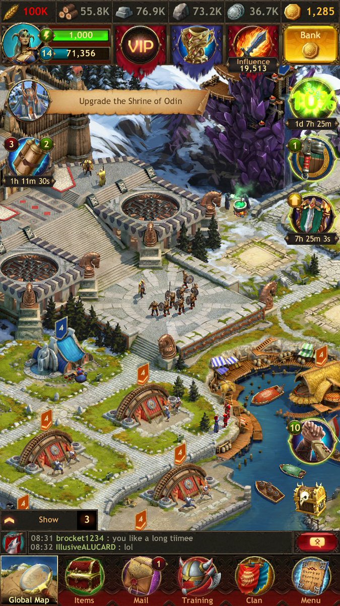 FamousAspect's tweet photo. Of the games I've played, Vikings: War of Clans from @plarium has the best UX in the tricky base &amp; battle MMO genre. https://t.co/LjkL4Sk6db