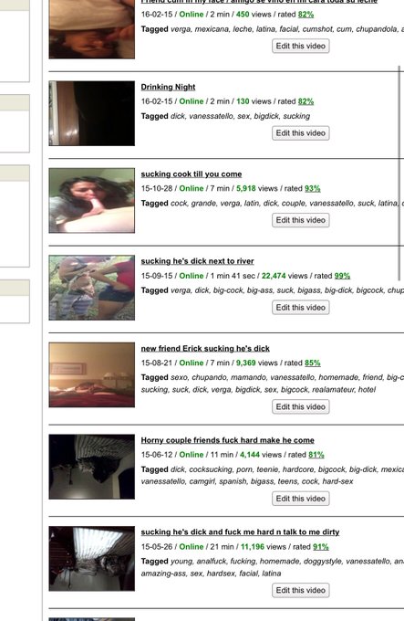 Some of My Videos algunos de Mis videos https://t.co/61MEGxIdrM