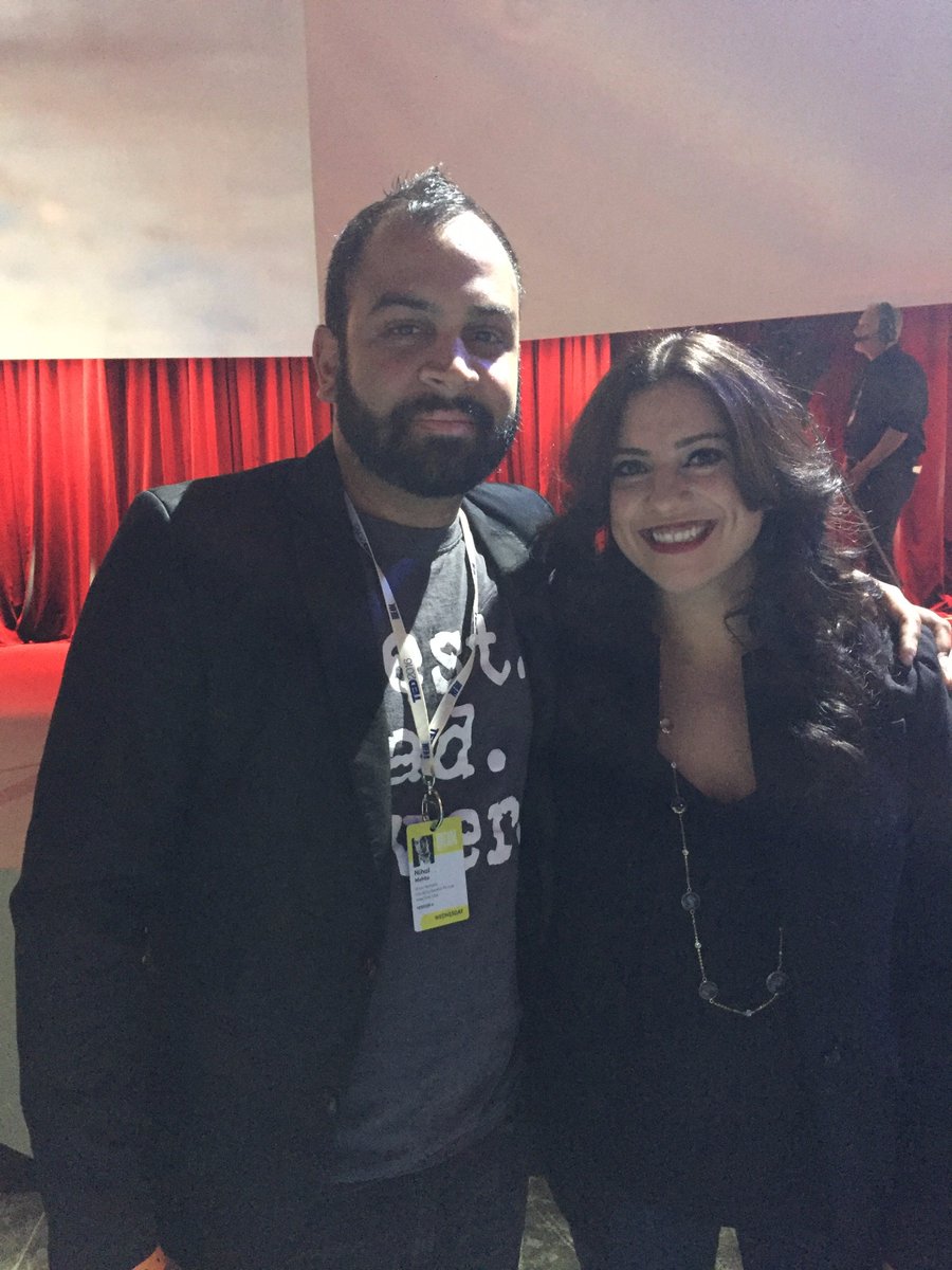 GirlsWhoCode's tweet image. #BTS: Girls Who Code Founder & CEO @reshmasaujani and @nihalmehta backstage at #TED2016! @TEDTalks #CodePower