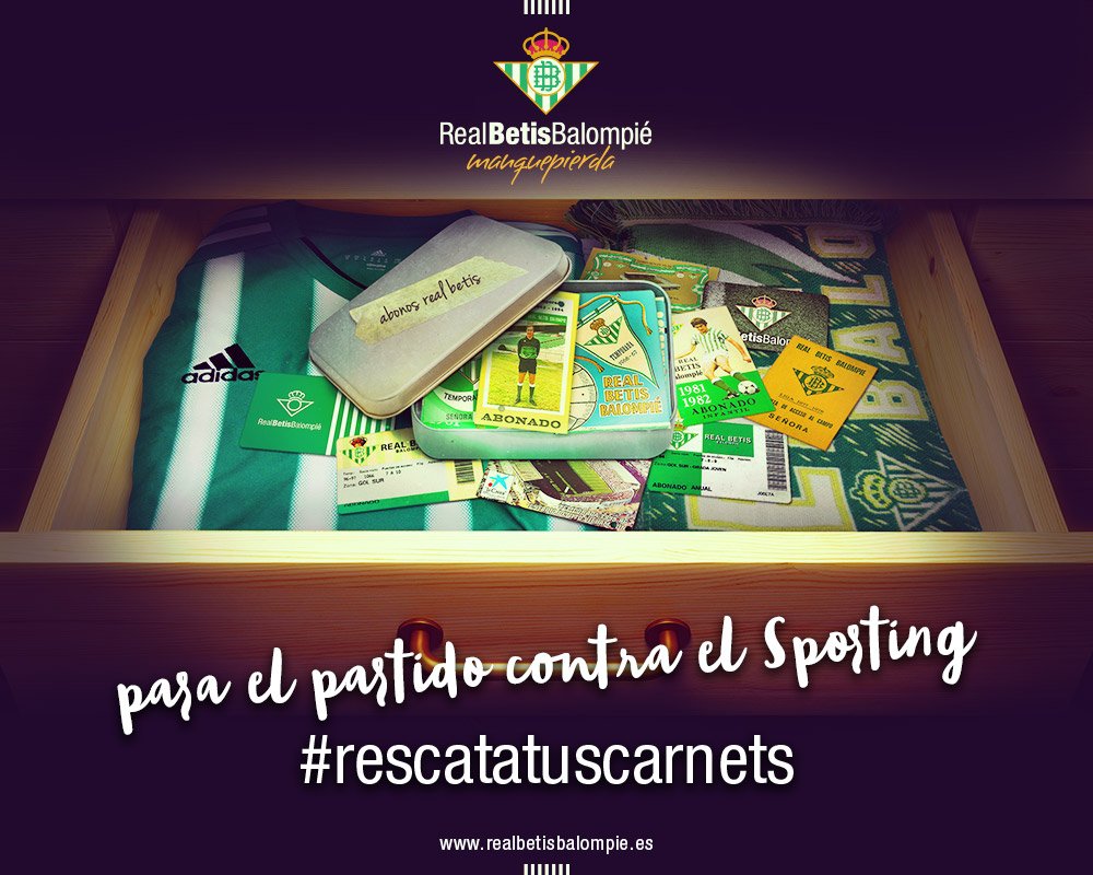 RealBetis's tweet photo. 📝 | Colgado el cartel de 'No hay billetes' 😯 Se activa la 'Cesión de asiento' 👏👏👏

➡ https://t.co/npZg9z3ybX https://t.co/ZqNVlS68A9