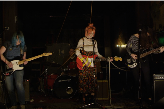 SPIN's tweet photo. .@HelloBleached want to play you a "Wednesday Night Melody” in their new video https://t.co/mjqoKAw1uf https://t.co/CUoiV3jjBV