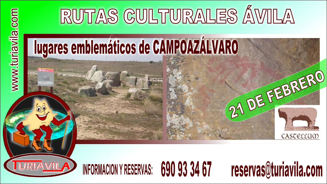 TURIAVILA's tweet photo. Conoces las pinturas rupestres de Ojos Albos? El dolmen de Bernuy? Esto y mucho más en la RUTA del  domingo 21/02 https://t.co/WMJyi47ymE