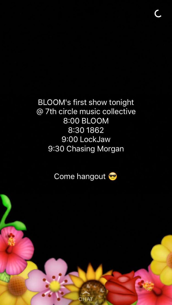 YEAH, COME HANG. 🌺