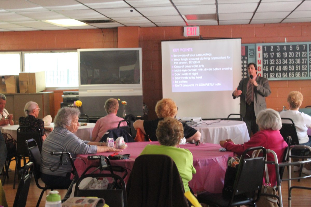 HudsonTMA's tweet photo. Join us for the next Senior Pedestrian Safety seminar next Wed. at 28 Paterson Street, Jersey City at 10:30 am. https://t.co/drpNxzkuiv