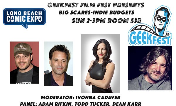 GeekFilmFests's tweet photo. Don't miss @GeekFilmFests @LongBeach_CC Panels TIX https://t.co/QNGdCtpXh3 Come for a #filmfest Stay for a #ComicCon https://t.co/H4MYanFaJg